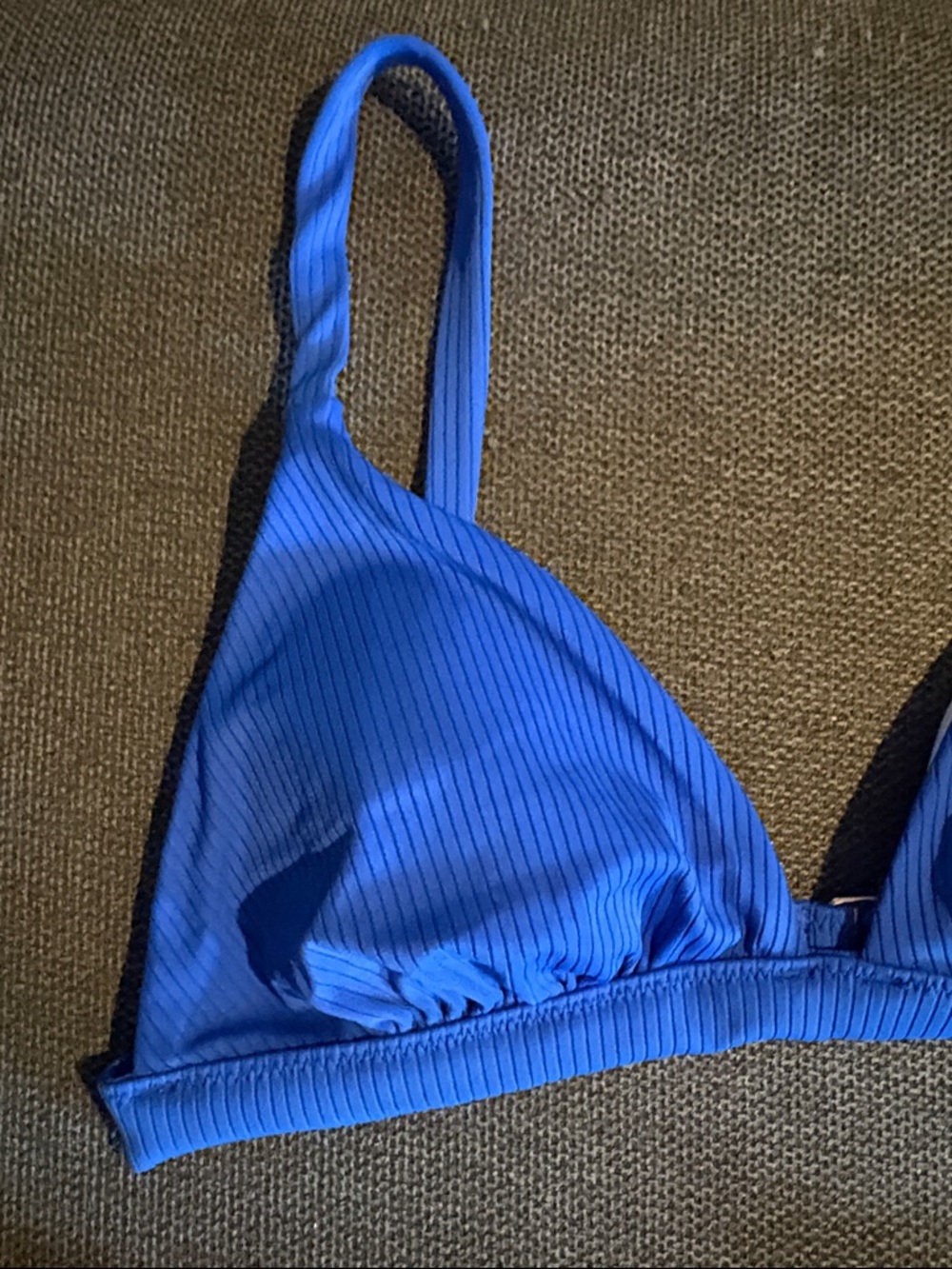 Shade & Shore Blue Ribbed Bikini Set - Picture 3 of 9